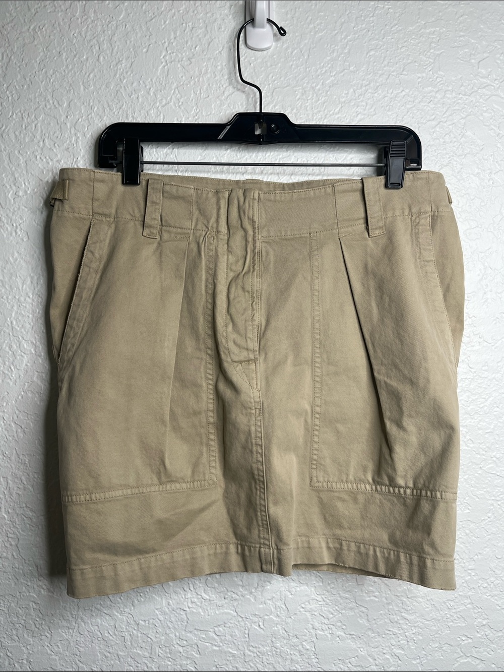 Isabel Marant Etoile Utility Cargo Khaki Mini Skirt Sz L